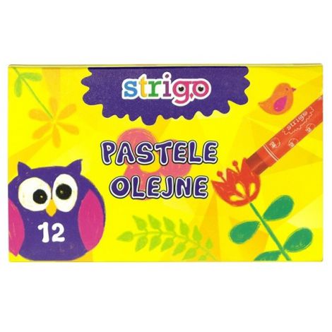 Pastele olejne Strigo Jumbo, 12 kolorów